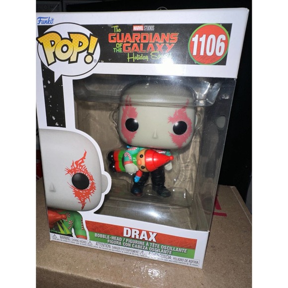 Funko Pop! Guardian of the Galaxy - Drax [Christmas Special] - Picture 10 of 13